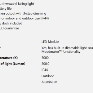 Veioza LED portabila de exterior design nordic IP44 Ellen To-Go Battery blue 241685 universul-luminii.ro