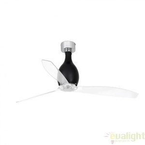 Ventilator cu telecomanda ETERFAN MINI negru mat 32027