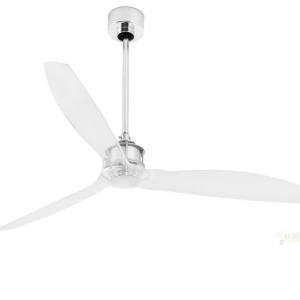 Ventilator modern cu telecomanda diam. 128 cm, JUST FAN Cromat 33394