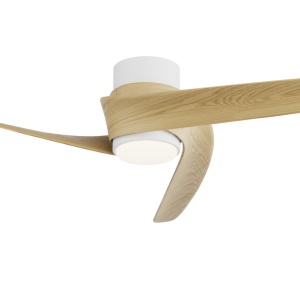 Ventilator smart Bluetooth si telecomanda GROENLAND S, alb/ lemn - Img 8