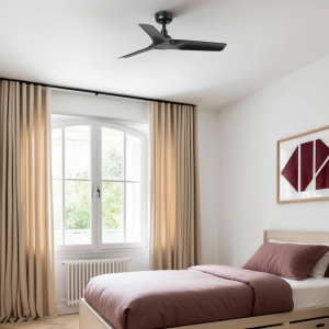 Ventilator tavan cu telecomanda HEY S negru