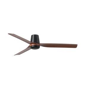Ventilator tavan cu telecomanda PUNT TUB M negru/nuc - Img 2