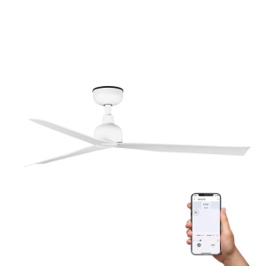 Ventilator tavan de exterior smart sistem TUYA si telecomanda IP44 MARINE M alb