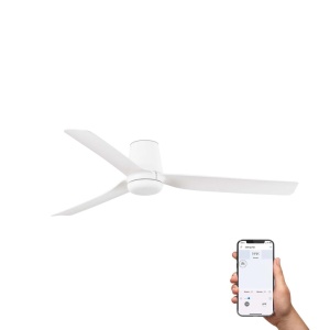 Ventilator tavan smart sistem TUYA si telecomanda PUNT TUB M alb - Img 2