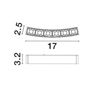 Accesoriu, Modul LED pentru sina magnetica Halo diametru 80cm 162076 universul-luminii.ro