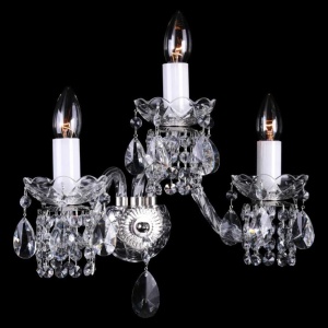 Aplica 3 brate cristal Bohemia N21 007/03/1-A - Img 1