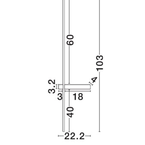 Aplica ambientala LED CCT DANESSA alb 103cm 628306 universul-luminii.ro
