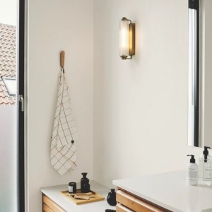 Aplica baie IP44 design elegant art-deco Nimal brass 149506 universul-luminii.ro