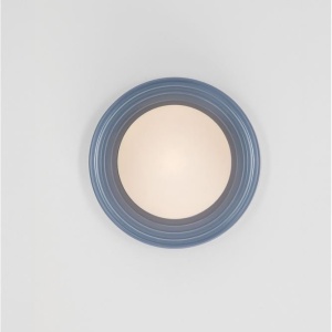 Aplica baie protectie IP44, Portelan blue gri, ORBIQUE 22cm 168316 universul-luminii.ro