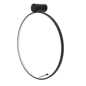Aplica circulara LED IP44 diametru 60cm Visual negru