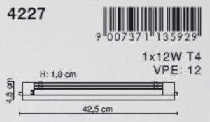 Aplica cu neon Profi II 4227 GL 43176 universul-luminii.ro