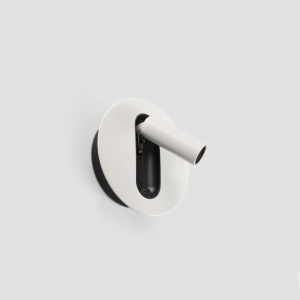 Aplica cu reader LED directionabil stil minimalist TIMIT USB C alb - Img 9