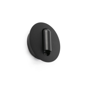 Aplica cu reader LED directionabil stil minimalist TIMIT USB C negru - Img 6
