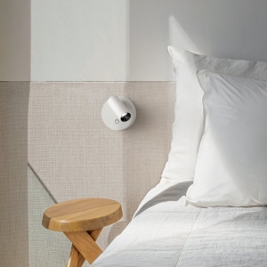 Aplica cu reader LED directionabil USB-C ELF AP BIANCO - Img 2