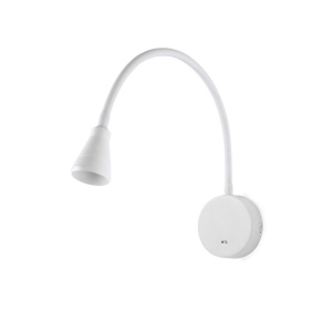Aplica cu reader LED stil modern minimalist BEL alba 41029