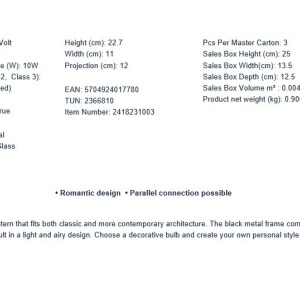 Aplica de exterior stil nordic IP44 Linas 219616 universul-luminii.ro