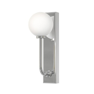 Aplica de perete baie din metal cromat, IP44 Ero - Img 4