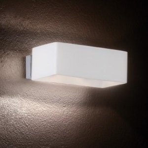 Aplica de perete BOX AP2 bianco 009537 50306 universul-luminii.ro