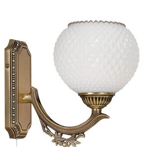 Aplica de perete clasica din alama design italian 8650 107726 universul-luminii.ro
