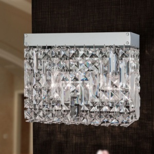 Aplica de perete cristal Asfour design modern de lux Ring chrome plated 95866 universul-luminii.ro