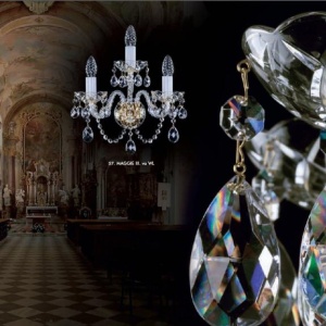 Aplica de perete Cristal Bohemia Exclusive MAGGIE III. va WL CE 53296 universul-luminii.ro