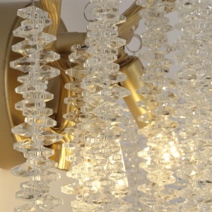 Aplica de perete cristal design lux elegant BELLE 2L 147446 universul-luminii.ro