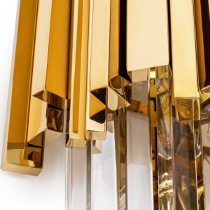 Aplica de perete, Cristale de Sticla, Glamour Wall Gold 183976 universul-luminii.ro