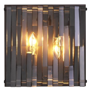 Aplica de perete cu aspect arhitectural Nuvola S bronz/ fumuriu 104016 universul-luminii.ro