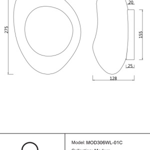Aplica de perete cu forma geometrica asimetrica Mabell cupru 100936 universul-luminii.ro