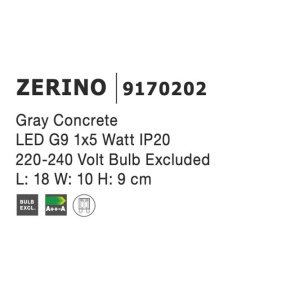 Aplica de perete cu iluminat ambiental ZERINO 85076 universul-luminii.ro