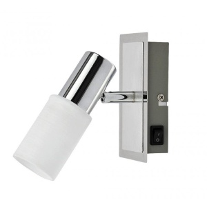 Aplica de perete cu intrerupator, design cromat, Logan 6096 RX - Img 1