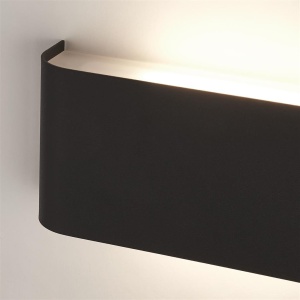 Aplica de perete cu lumina ambientala LED Match Box negru 110896 universul-luminii.ro