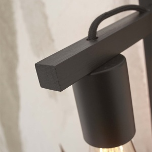 Aplica de perete cu raft Flores negru 151606 universul-luminii.ro