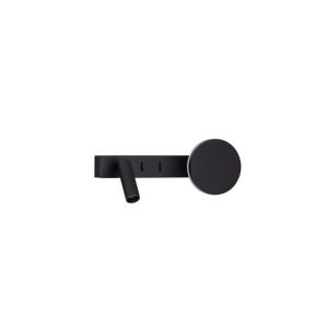 Aplica de perete cu reader LED ideala dormitor Noima negru 160026 universul-luminii.ro