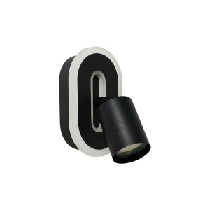 Aplica de perete cu spot metal negru San Diego 628636 universul-luminii.ro