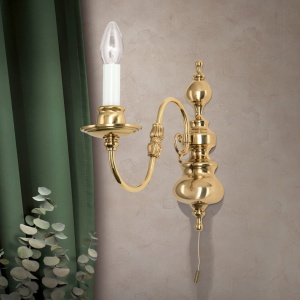 Aplica de perete design clasic FLAMISCH, alama lucioasa 163616 universul-luminii.ro