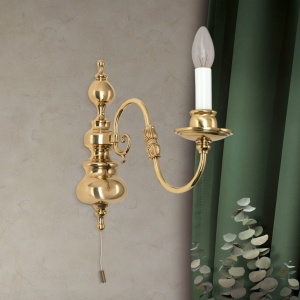 Aplica de perete design clasic FLAMISCH, alama lucioasa 241406 universul-luminii.ro