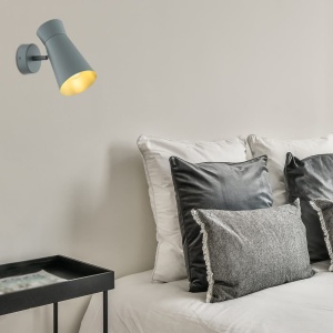 Aplica de perete design minimalist, Otel, Salvie, LORD 246016 universul-luminii.ro