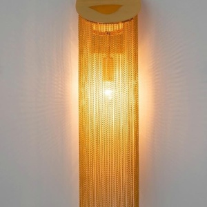 Aplica de perete design modern Chains WL auriu - Img 8