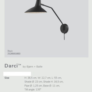 Aplica de perete design modern Darci 2120551003 NL 196936 universul-luminii.ro
