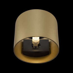Aplica de perete design tehnic Rond auriu MYC066WL-01MG 91266 universul-luminii.ro
