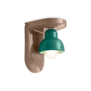 Aplica de perete din ceramica design italian realizata manual BERIMBAU 216216 universul-luminii.ro