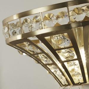 Aplica de perete eleganta decorata cu cristale Gemma 2Lt 221466 universul-luminii.ro