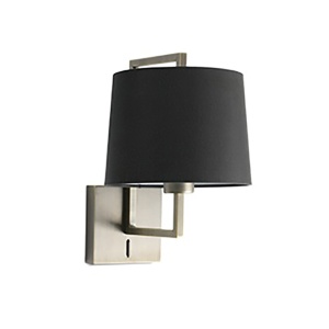 Aplica de perete eleganta design clasic FRAME nickel/negru 83946 universul-luminii.ro