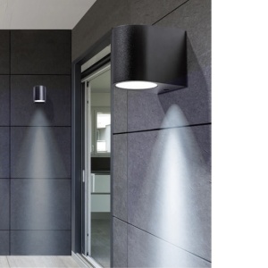 Aplica de perete exterior ambientala IP54 RIMINI 1 negru 97166 universul-luminii.ro