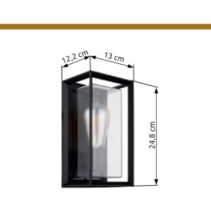 Aplica de perete exterior IP44 LOGANA - Img 6