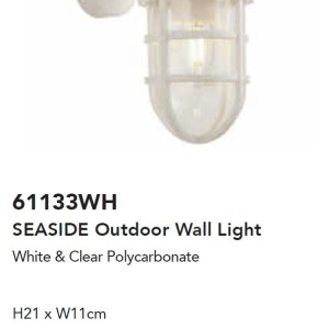 Aplica de perete exterior IP44 Seaside 140386 universul-luminii.ro