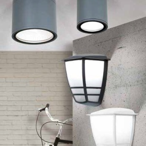 Aplica de perete exterior, protectie IP44, Lift alb 197786 universul-luminii.ro