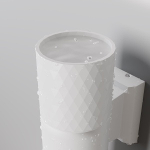 Aplica de perete iluminat ambiental exterior IP54 Bowery 2L alb 146356 universul-luminii.ro
