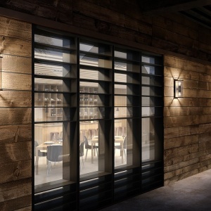 Aplica de perete iluminat exterior clasic IP54 MERIBEL 2L 136066 universul-luminii.ro